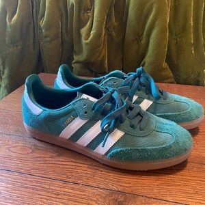 Green Adidas Samba